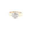 9kt Gold Cluster Ring