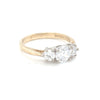 9kt Gold Three Stone Ring