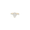 9kt Yellow Gold Pear Shaped Engagement Ring