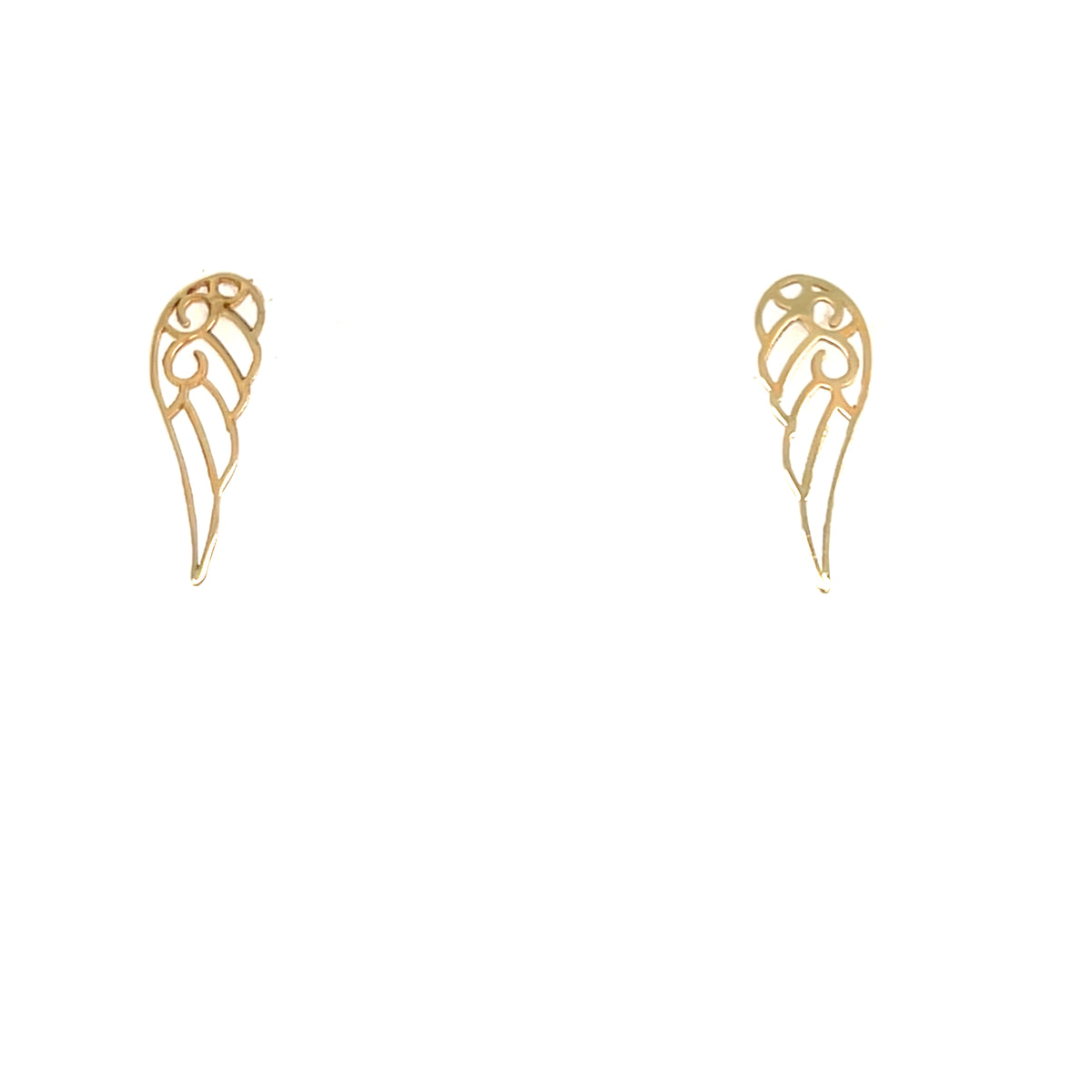 9kt Gold Angel Wing Earrings