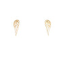 9kt Gold Angel Wing Earrings