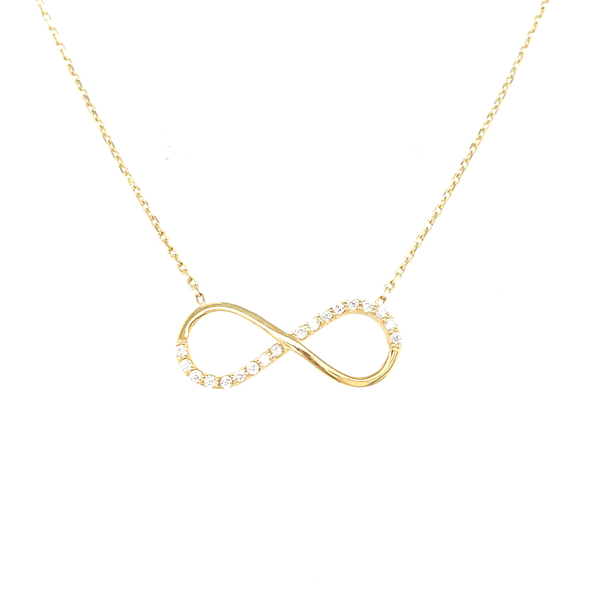 9kt Gold Infinity Pendant