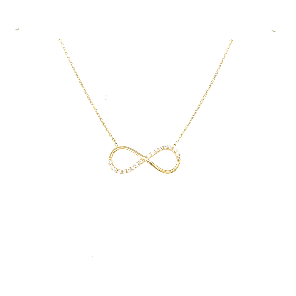 9kt Gold Infinity Pendant