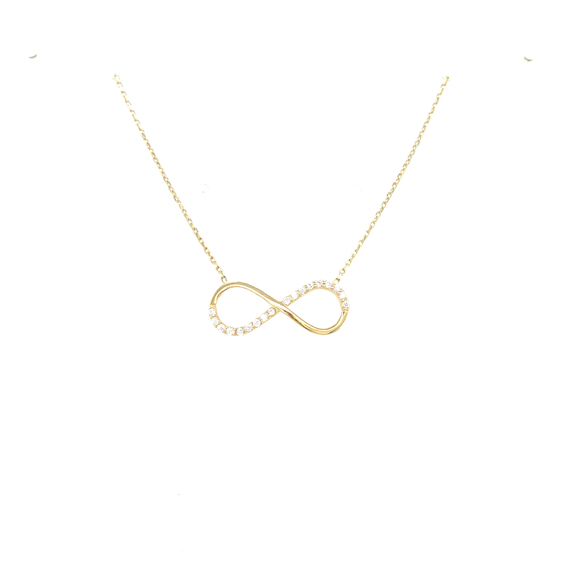 9kt Gold Infinity Pendant