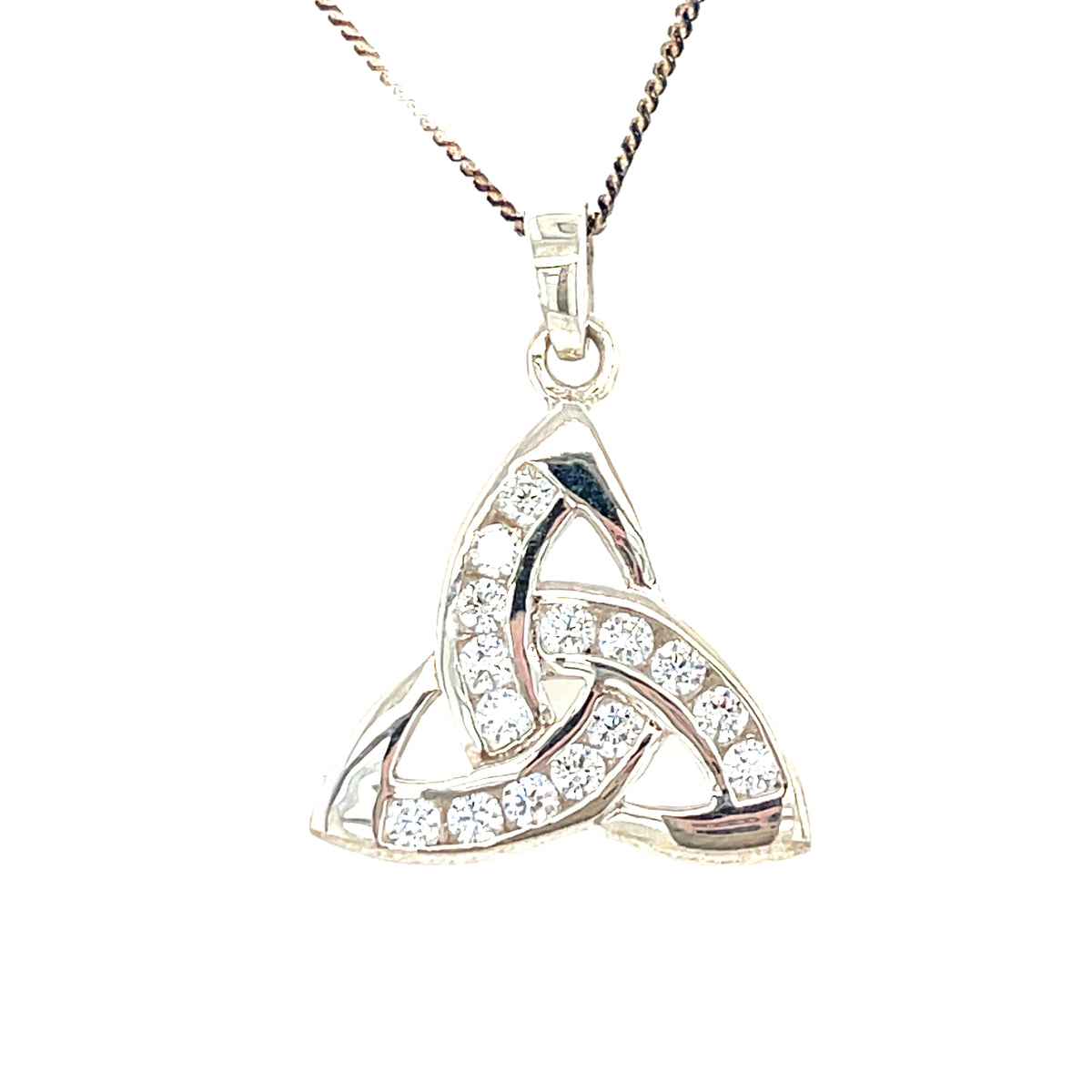 Sterling Silver Trinity Knot Pendant