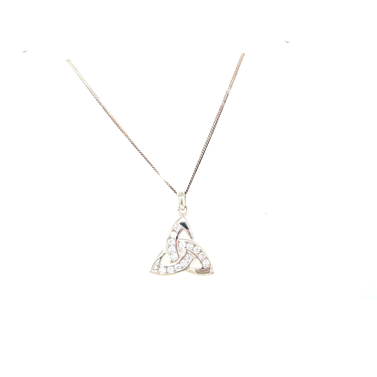 Sterling Silver Trinity Knot Pendant