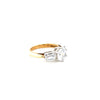 9kt Gold Cz Dress Ring