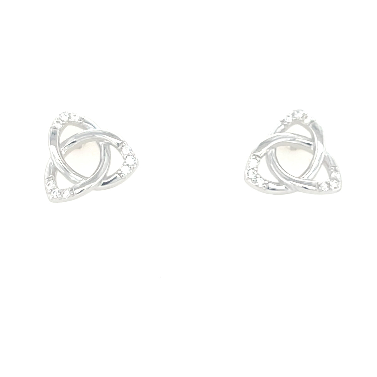 Sterling Silver Trinty Knot Earrings