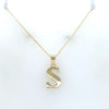 Gold Plated Initial Pendant