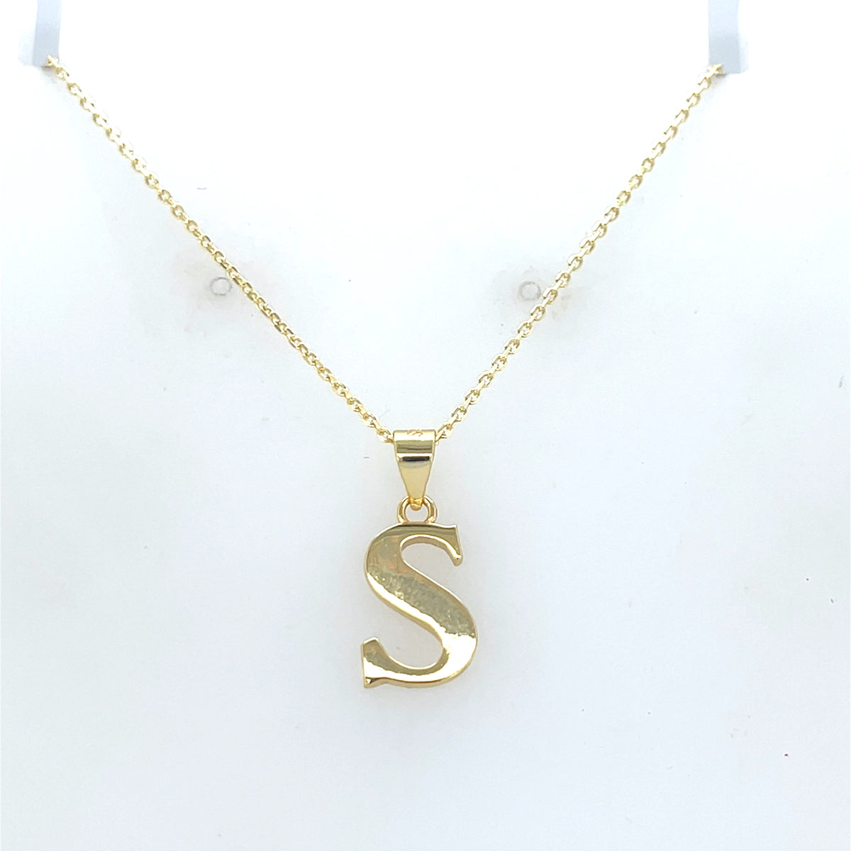 Gold Plated Initial Pendant