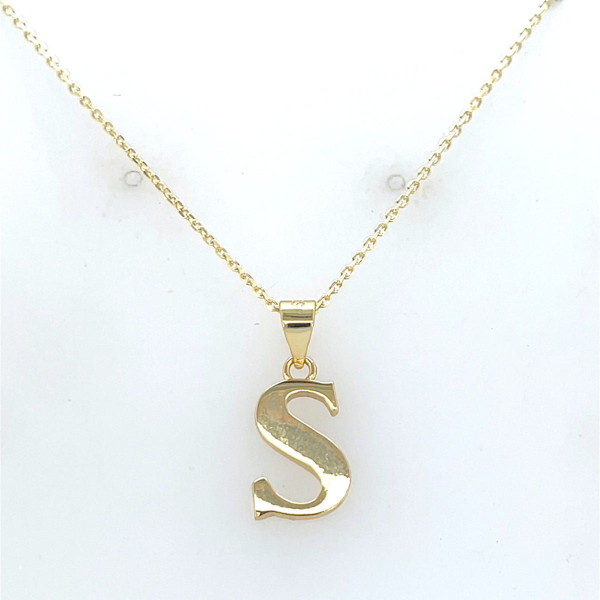 Gold Plated Initial Pendant