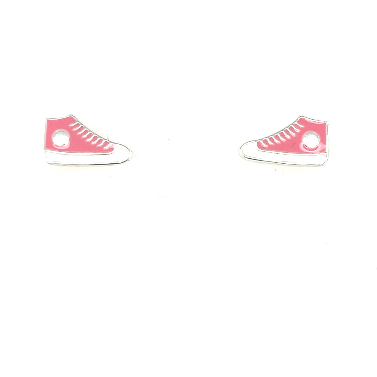 Sterling Silver Pink Runner Earrings