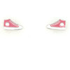 Sterling Silver Pink Runner Earrings