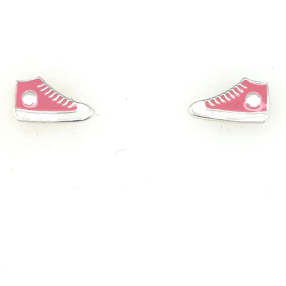 Sterling Silver Pink Runner Earrings