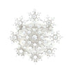 Silver Snowflake Brooch/Pendant