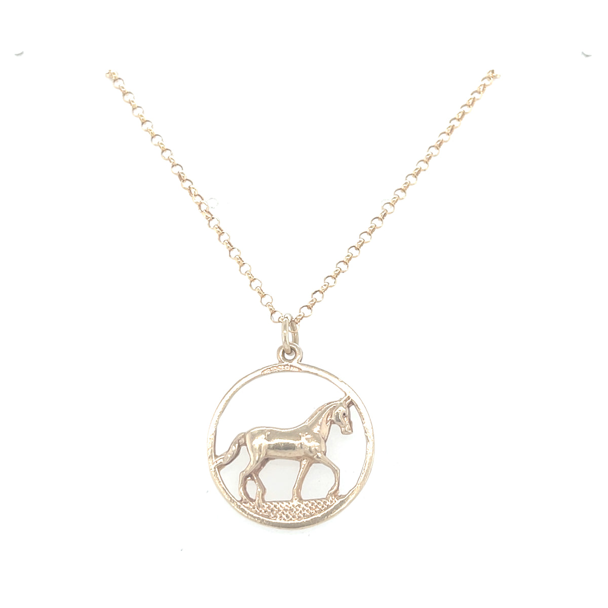 9kt Gold Horse Pendant