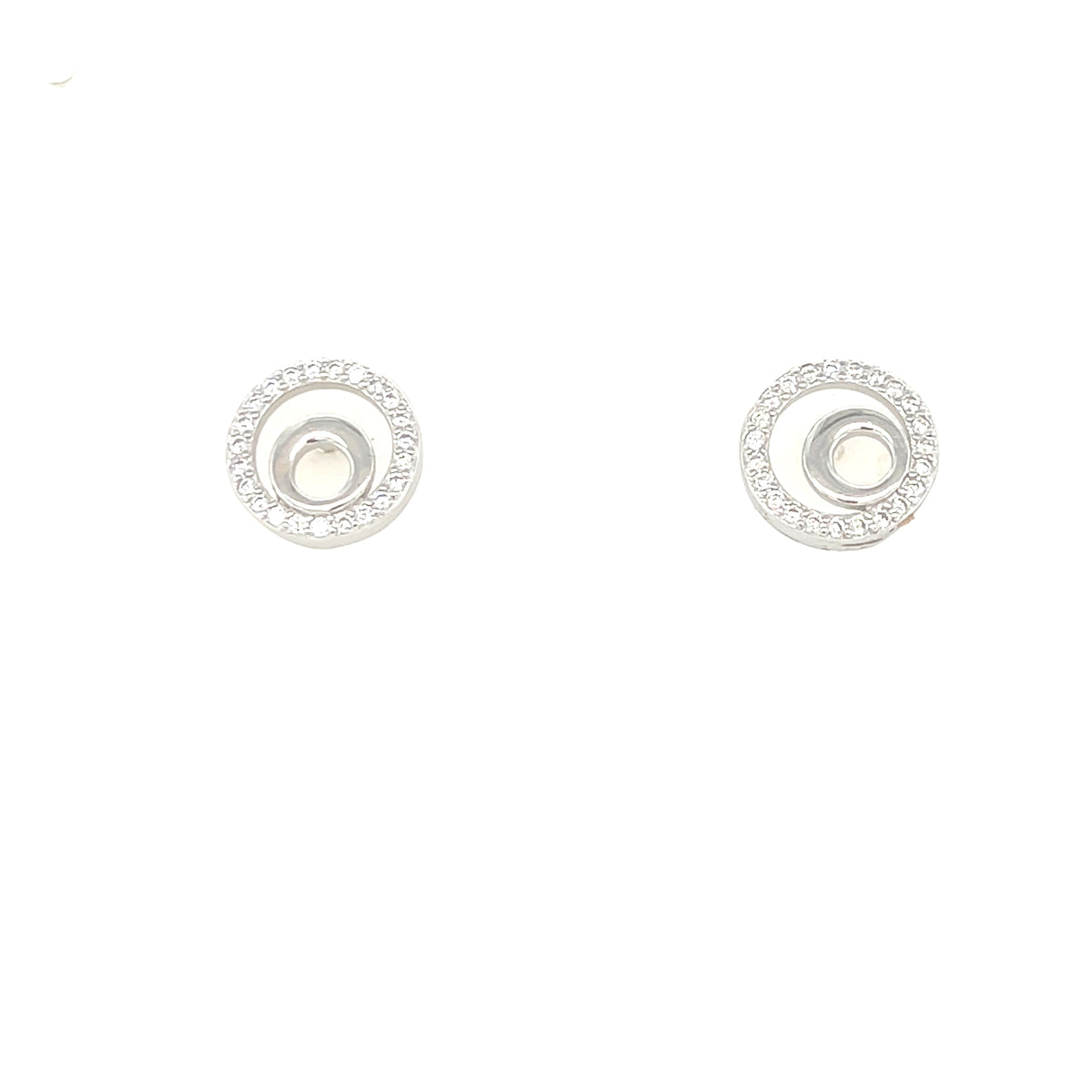 Sterling Silver Circle Earrings