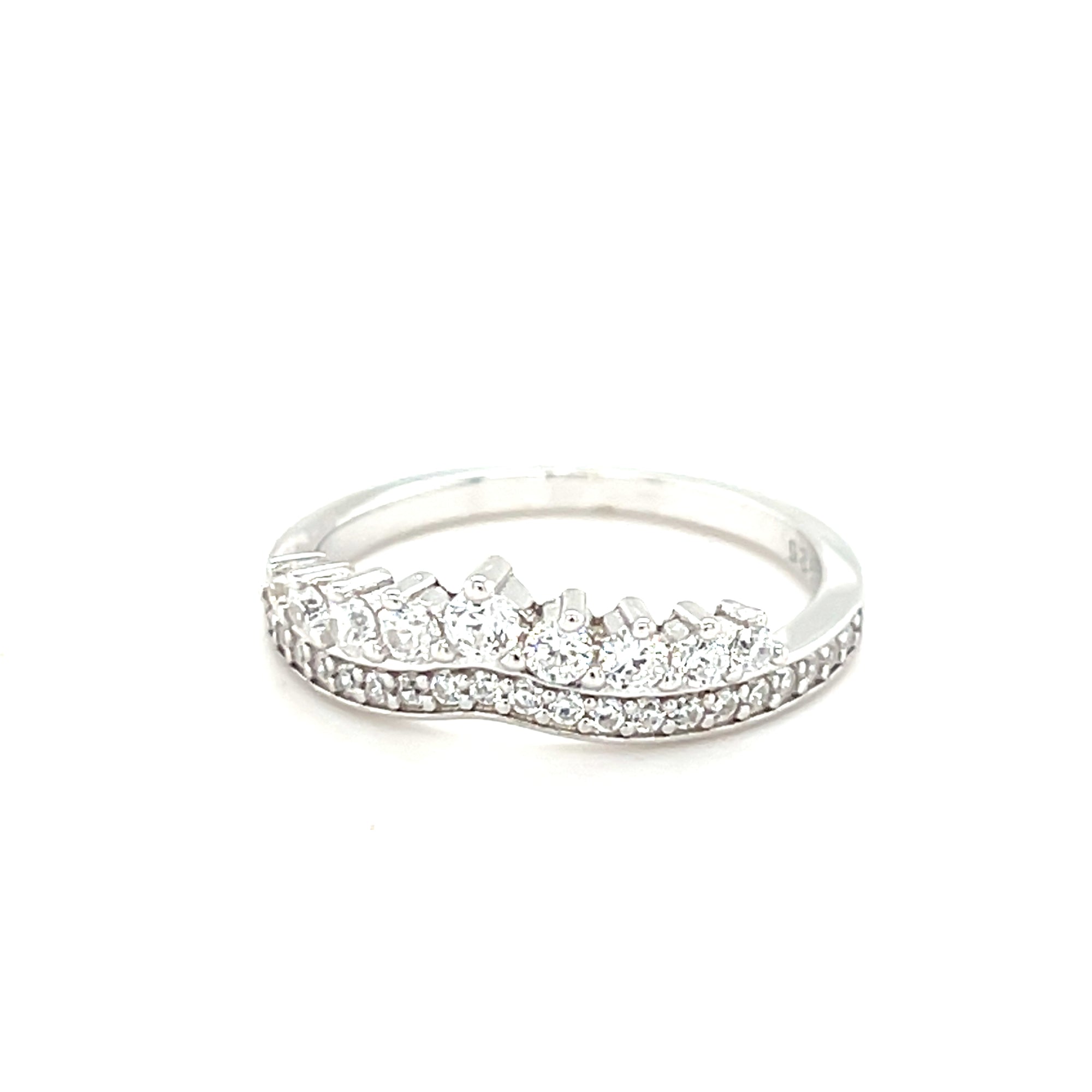 Sterling Silver Princess Ring