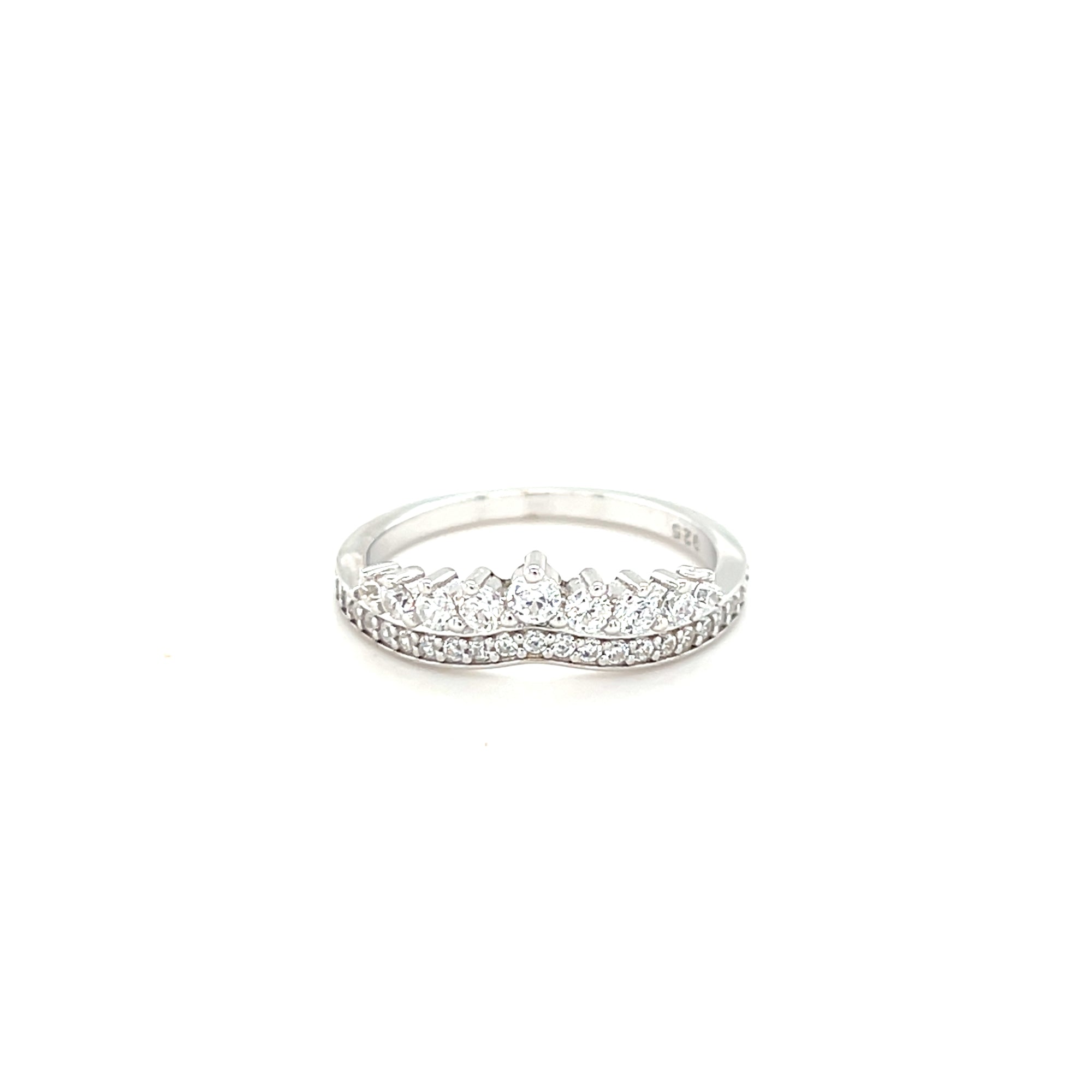 Sterling Silver Princess Ring