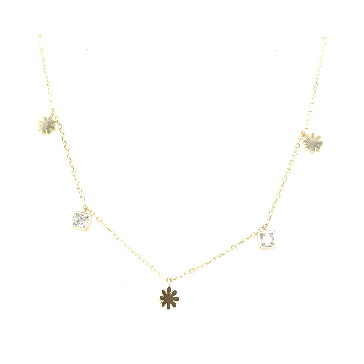 Gold colured necklace from Yo Jewels