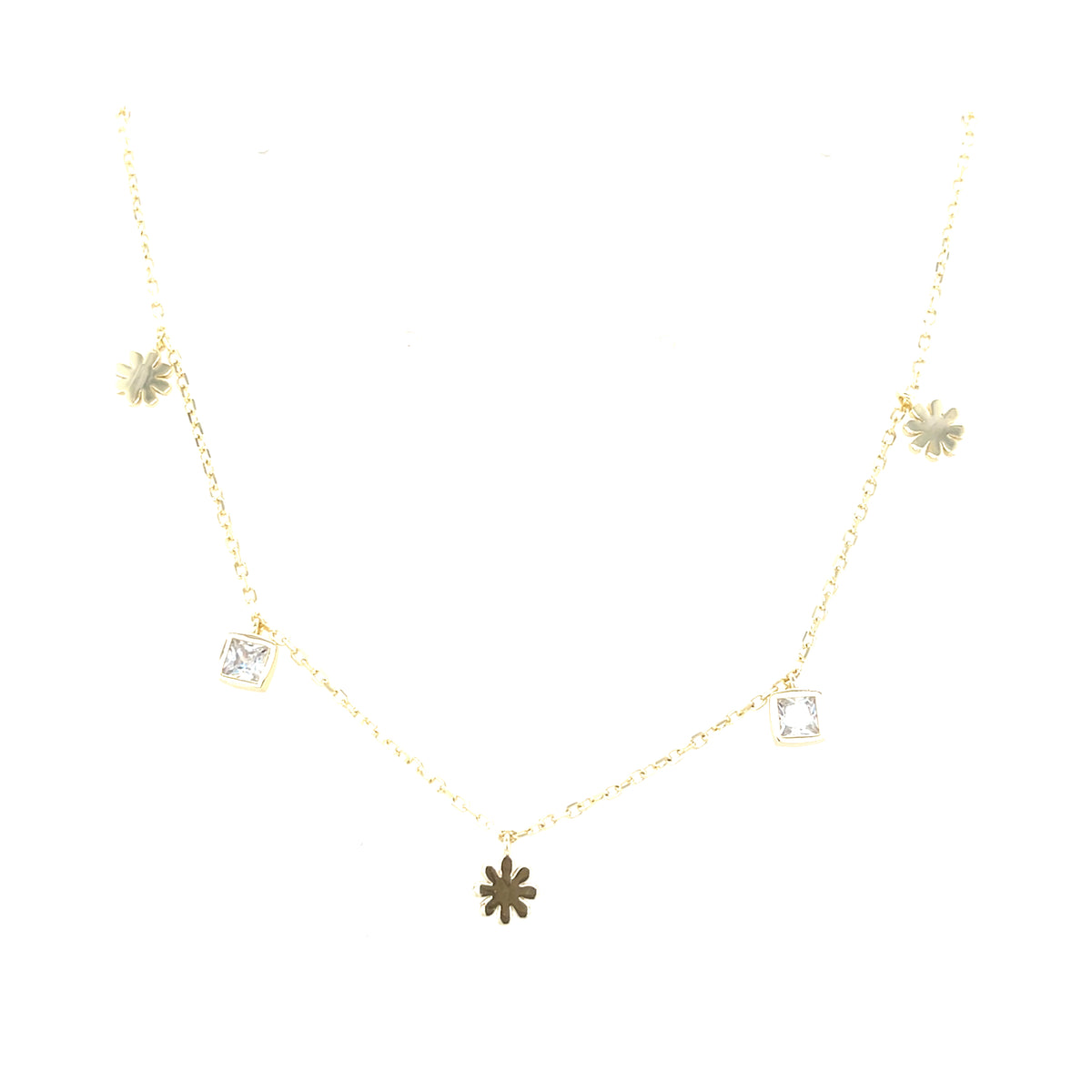 Gold colured necklace from Yo Jewels