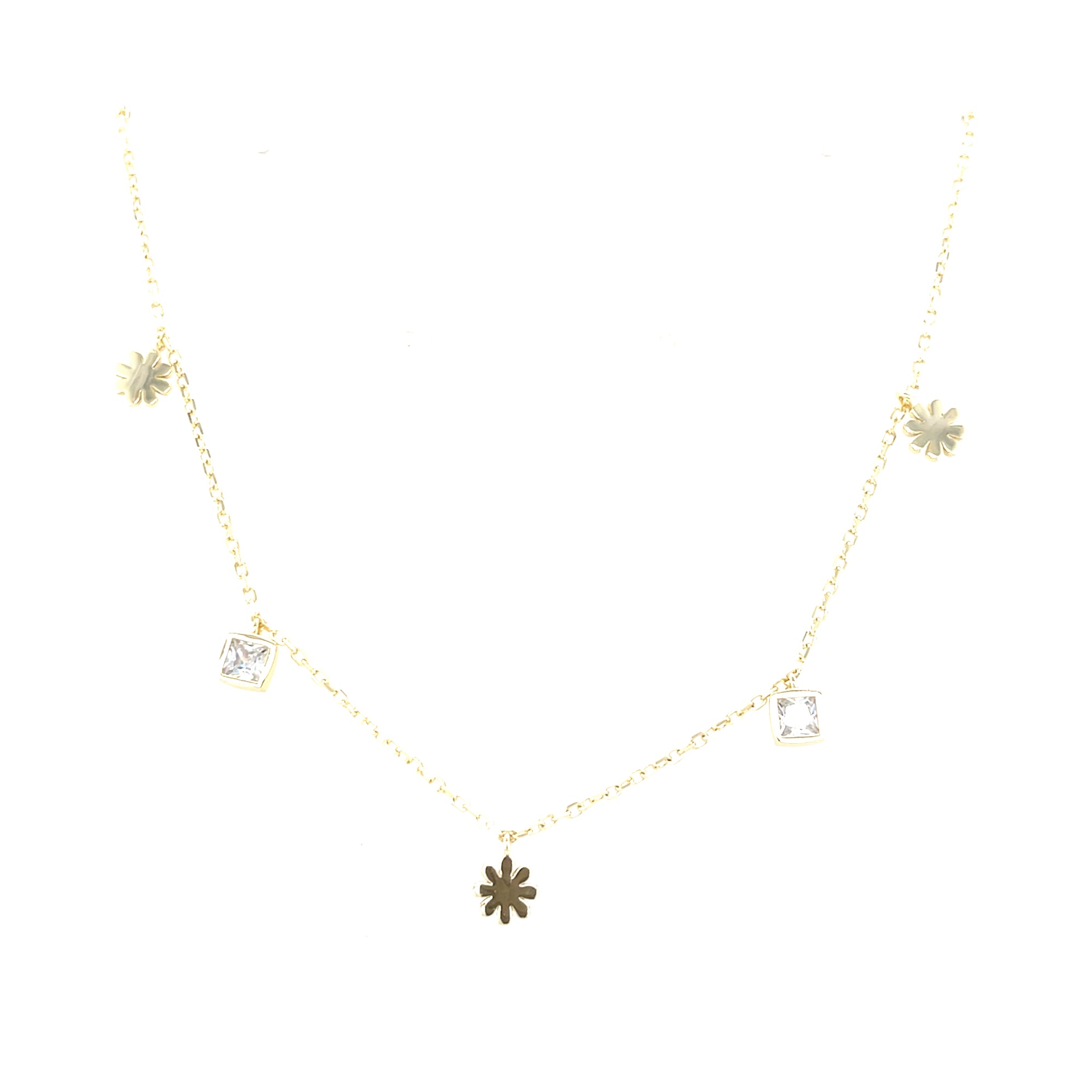 Gold colured necklace from Yo Jewels