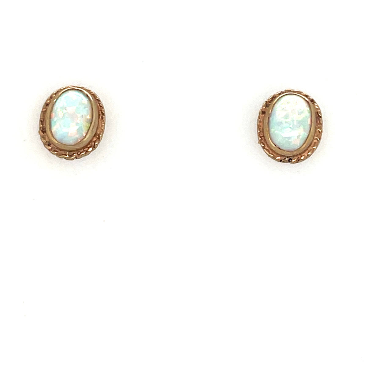 9kt Gold Opal Earrings