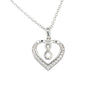 Sterling Silver Infinity Heart Pendant