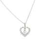 Sterling Silver Infinity Heart Pendant