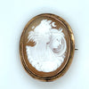 Gold Cameo brooch