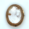 Gold Cameo brooch