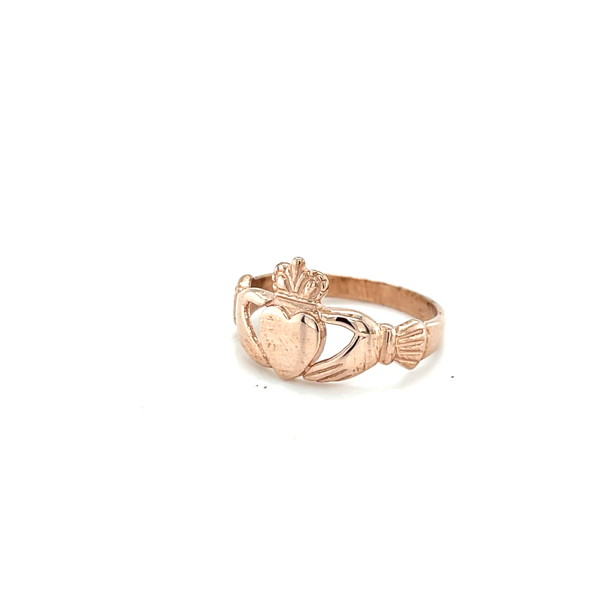 9kt Rose Gold Claddagh Ring