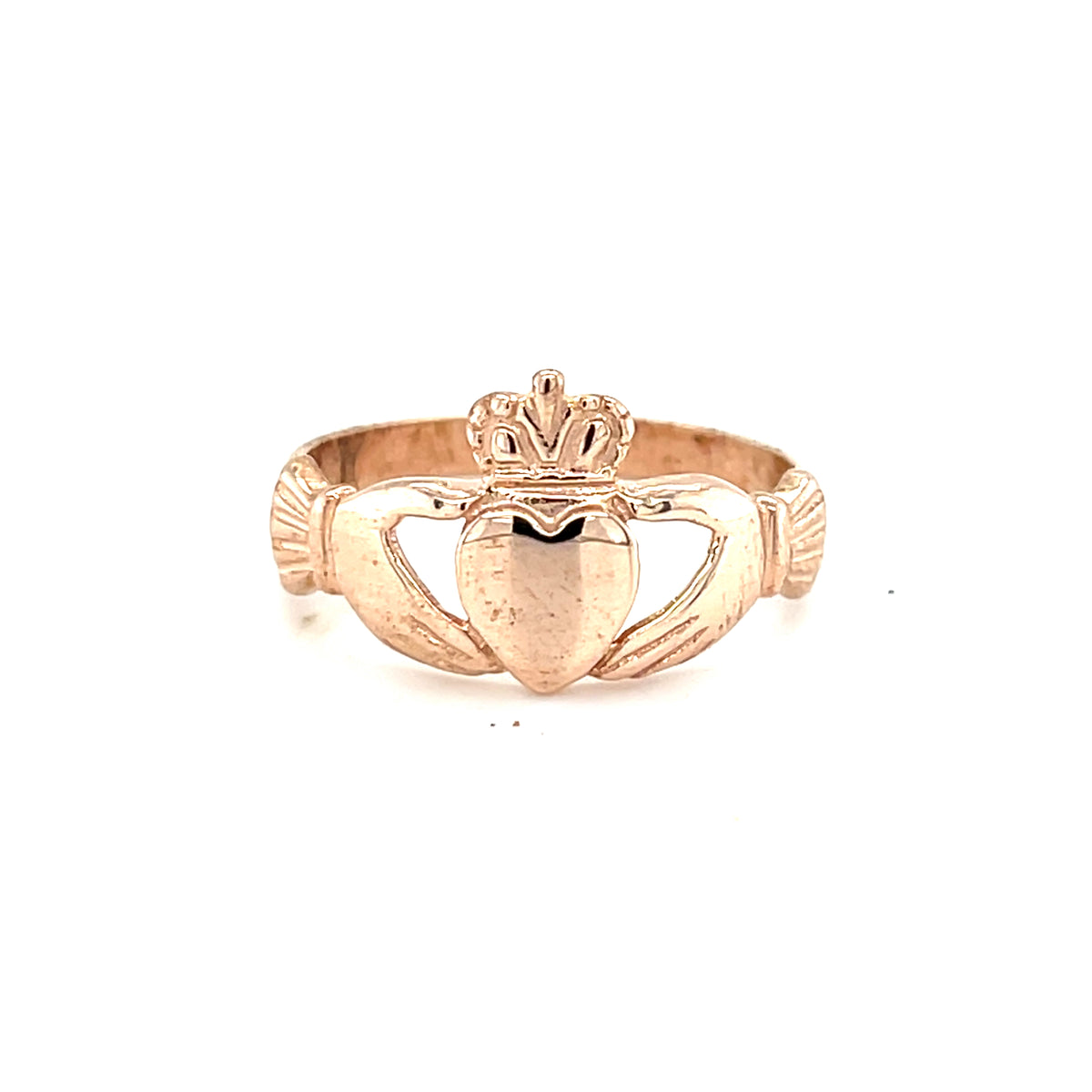 9kt Rose Gold Claddagh Ring