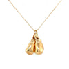 9kt Gold Double Boxing Glove Pendant