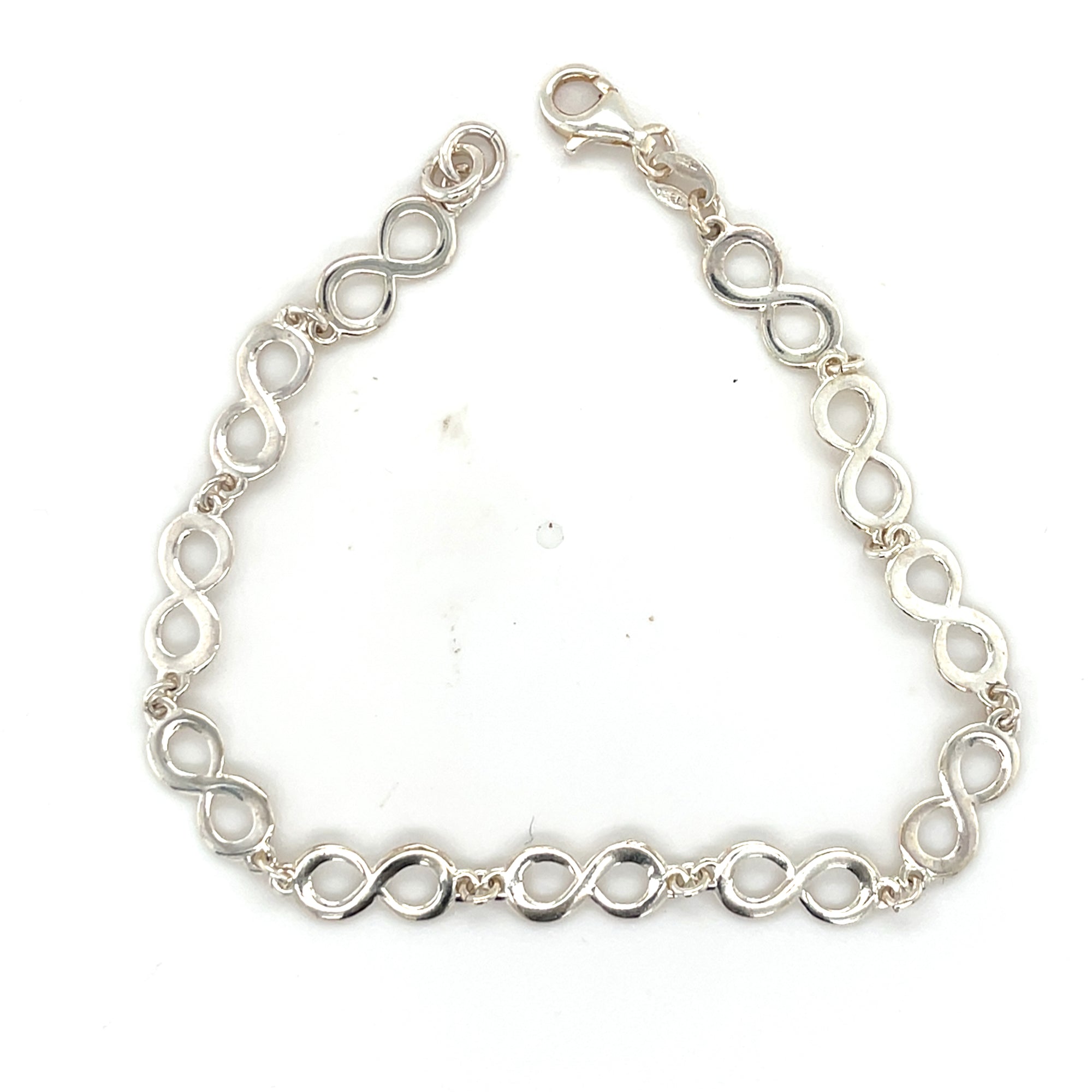 Sterling Silver Infinity Bracelet