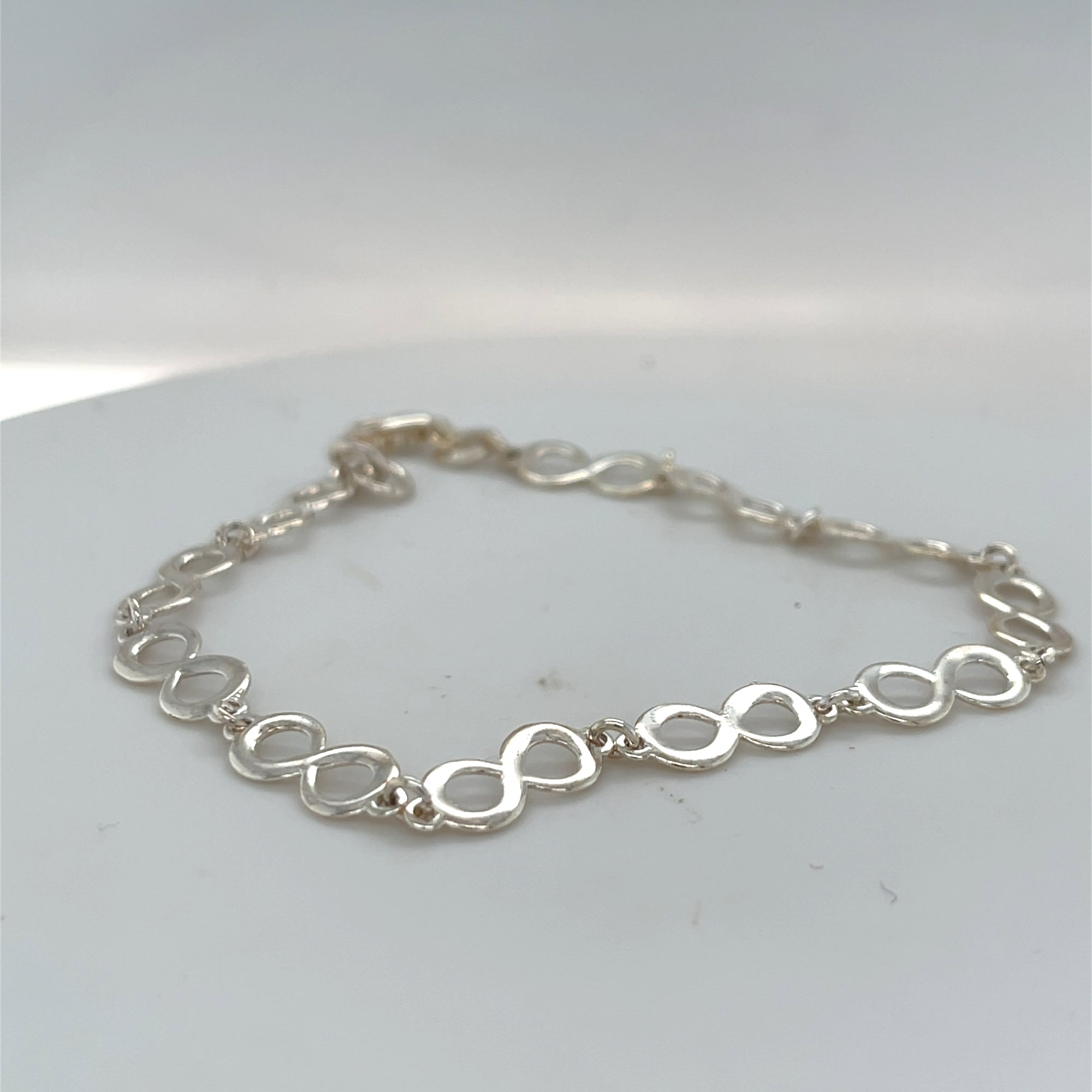 Sterling Silver Infinity Bracelet