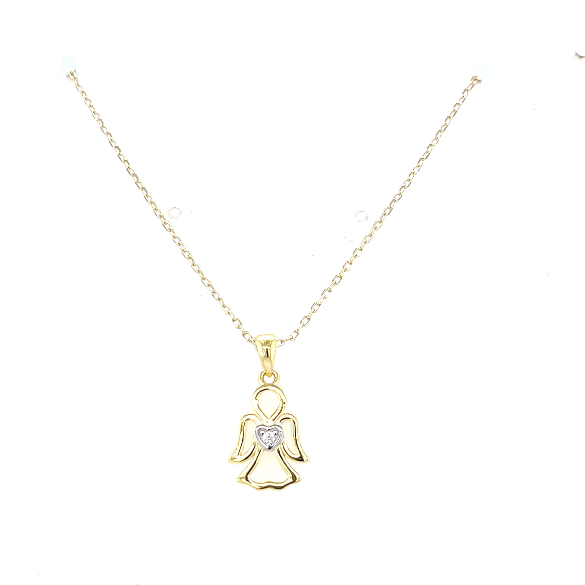 Gold Plated Angel Pendant