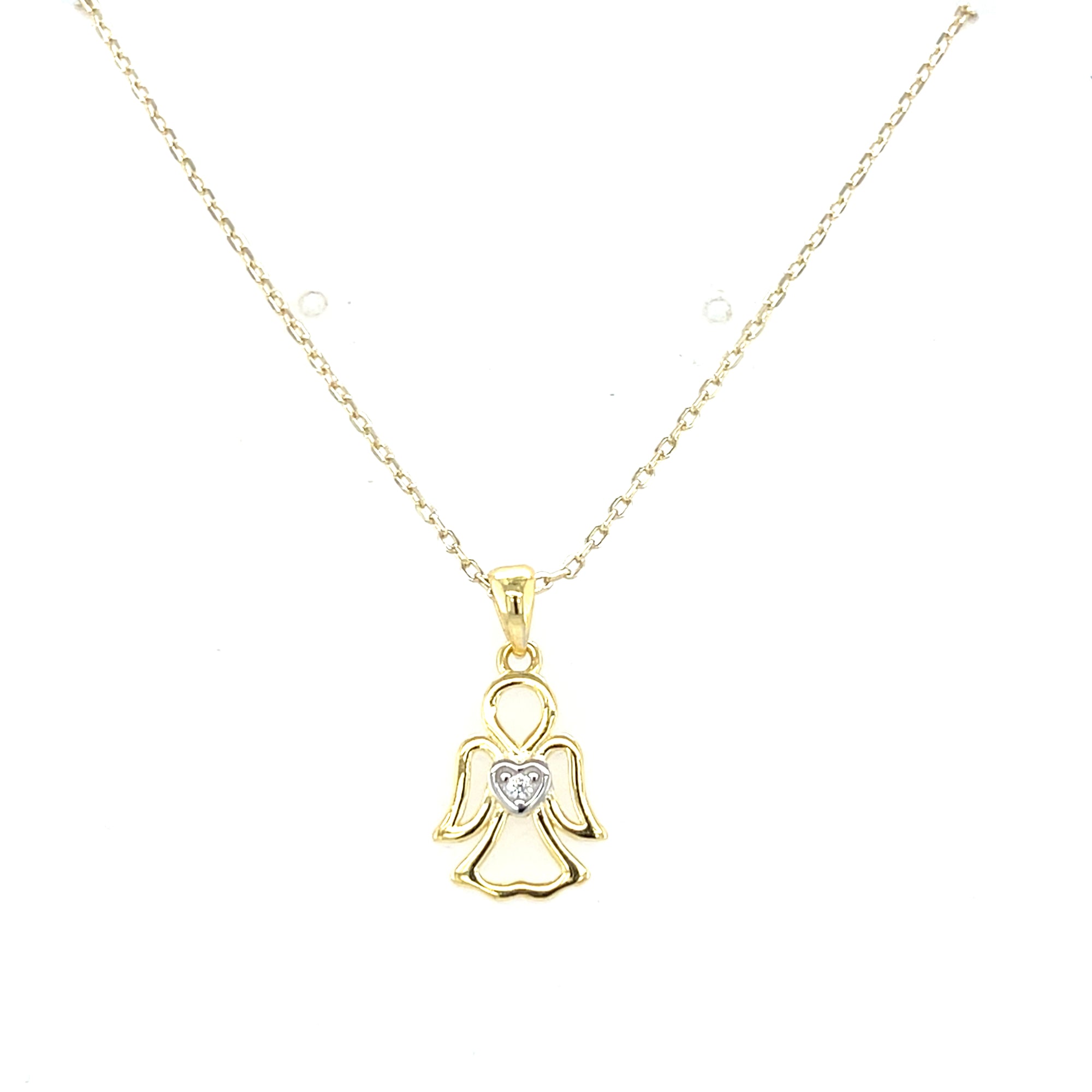 Gold Plated Angel Pendant