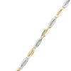 Sterling Silver Two Tone Bracelet