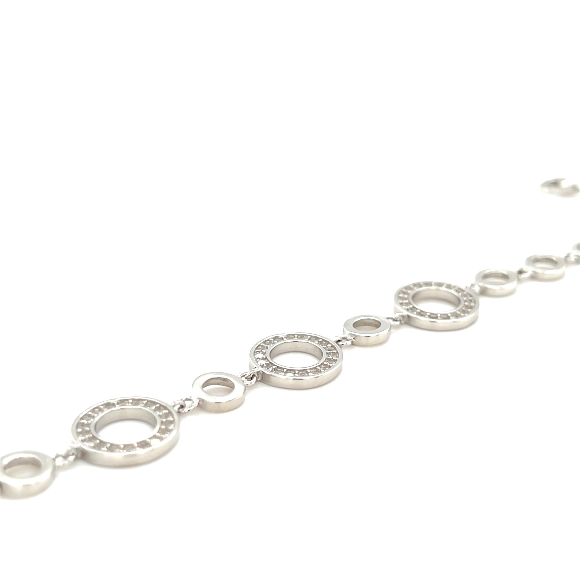 Sterling Silver Circle Bracelet