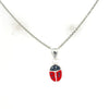 Sterling Silver Ladybird Pendant &amp; Earring Set