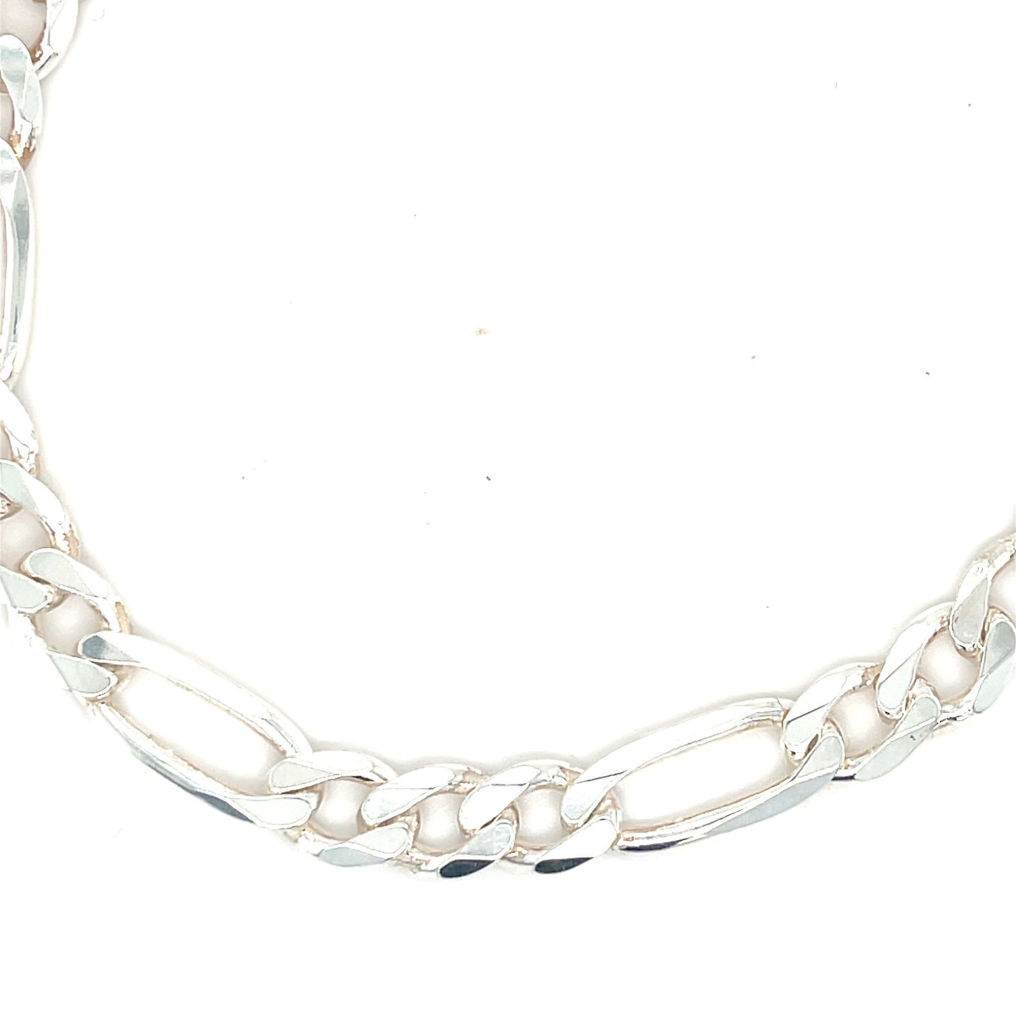 Sterling Silver Figaro Men&#39;s Bracelet