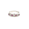 9kt White Gold Ruby &amp; Diamond