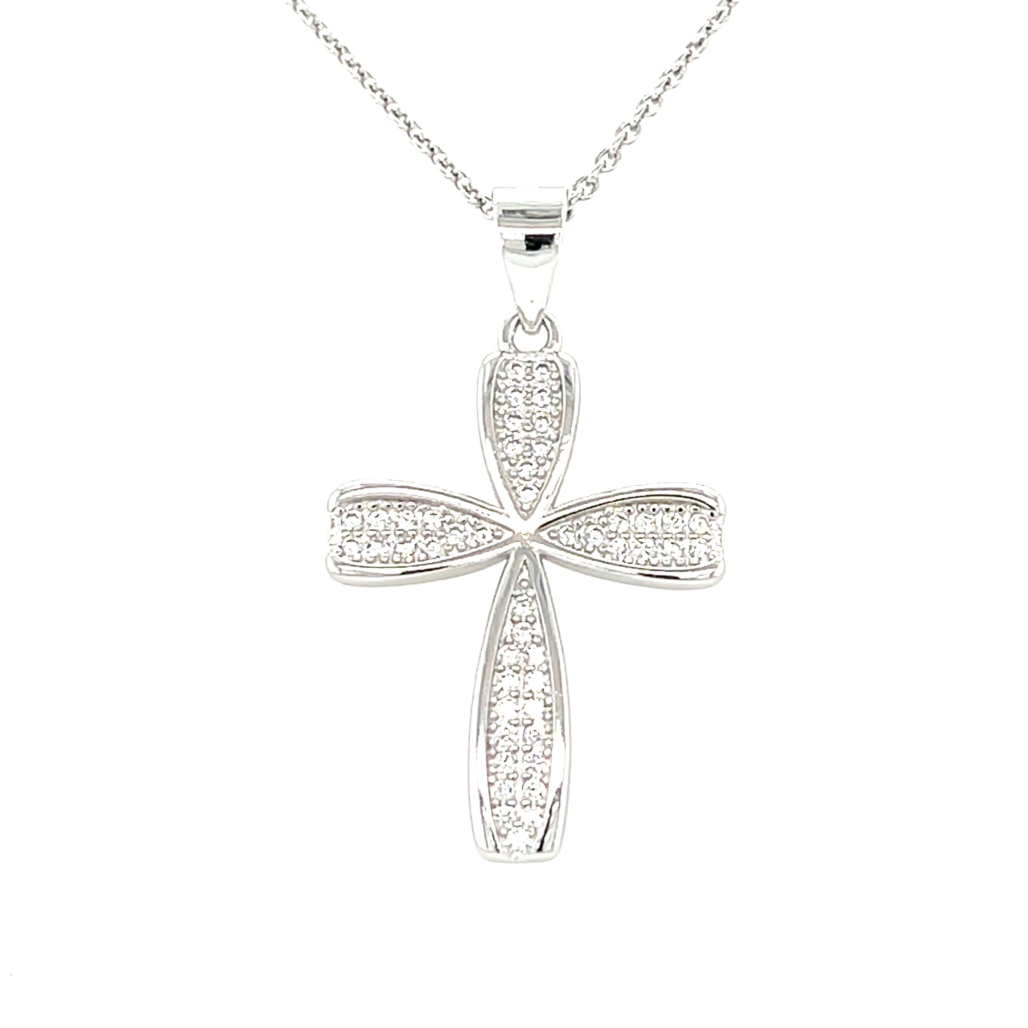 Sterling Silver Decorated Cross