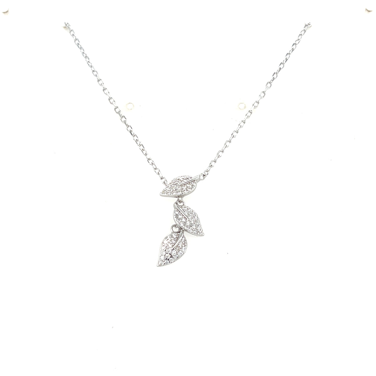 Sterling Silver Leaves Pendant