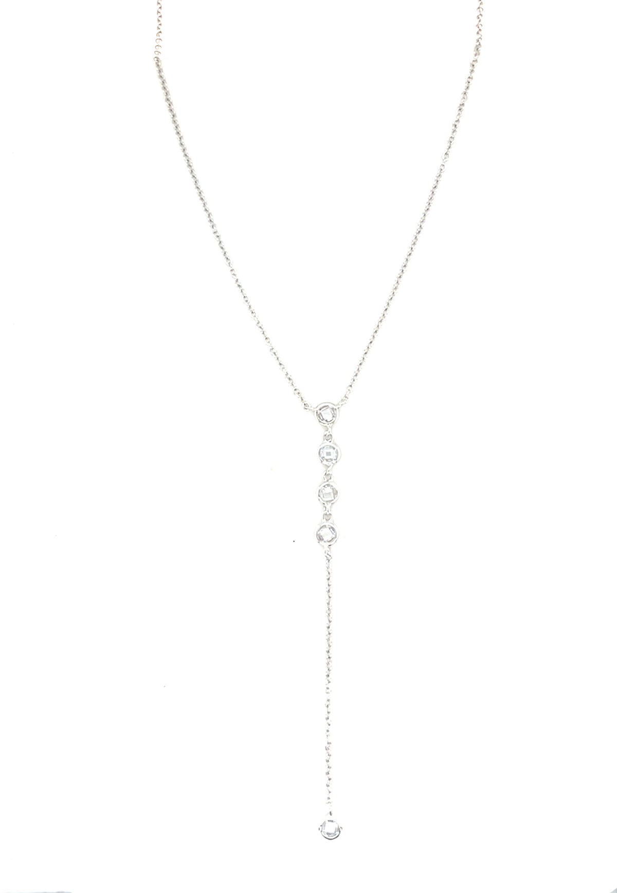 Sterling Silver Drop Necklace