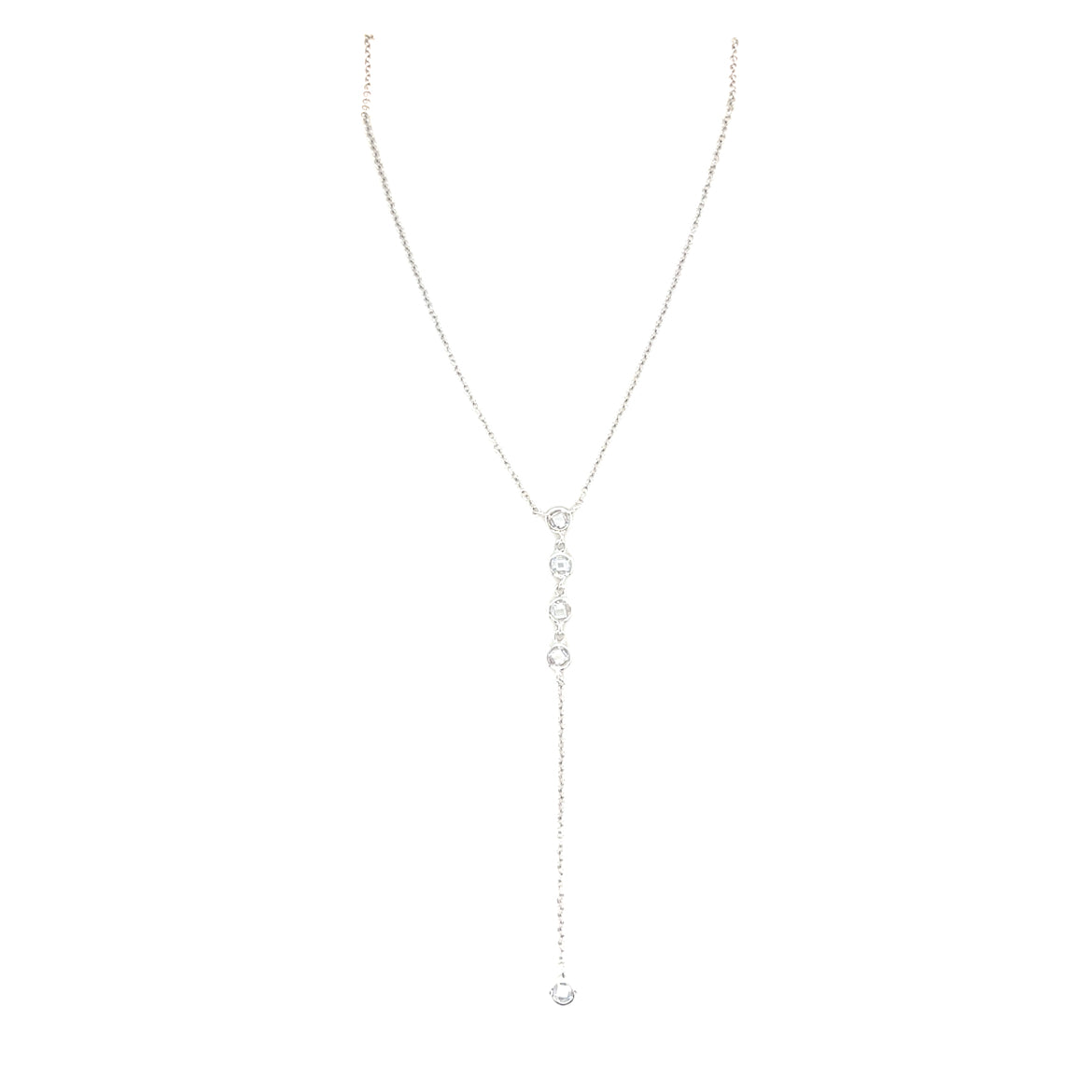 Sterling Silver Drop Necklace