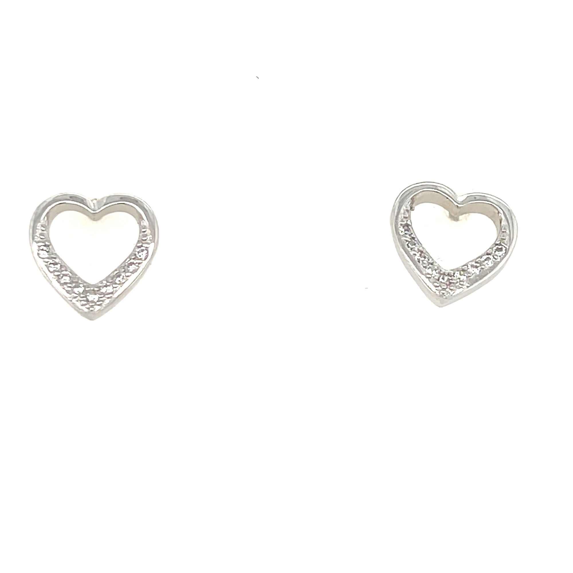 Sterling Silver Heart Earrings