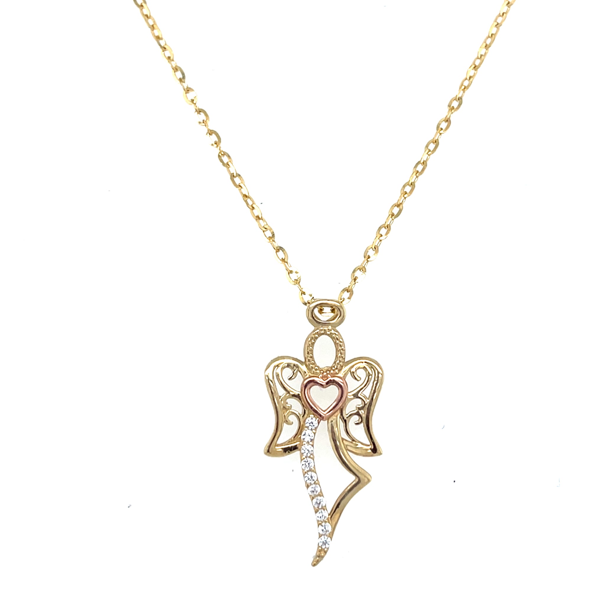 9kt Gold Angel Pendant