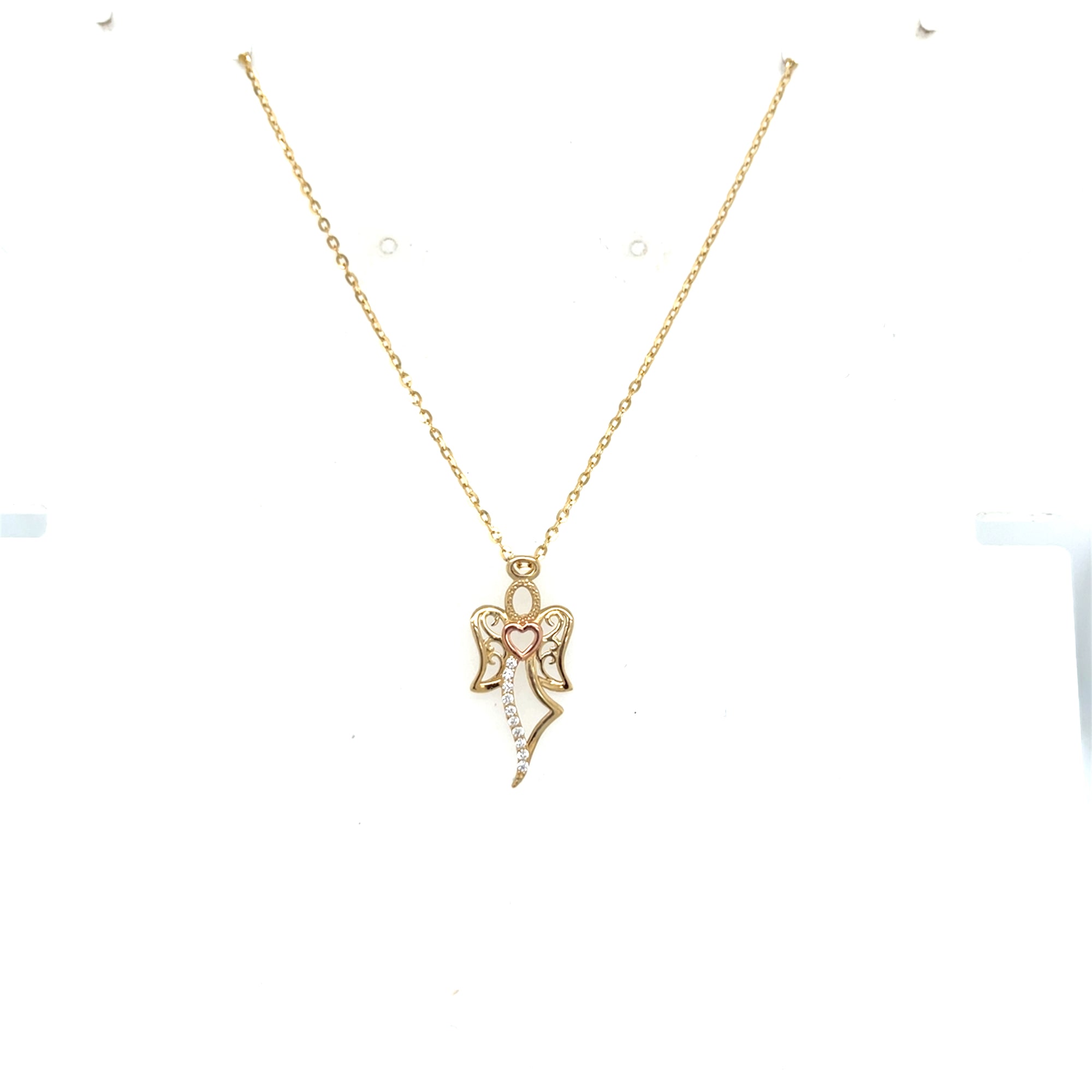 9kt Gold Angel Pendant